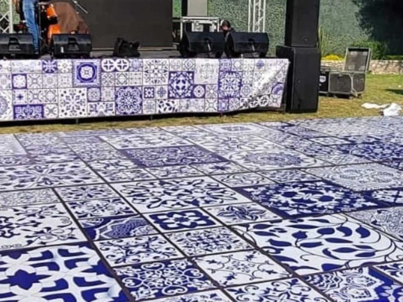 Pista de Baile Lona Impresa Alta Definición