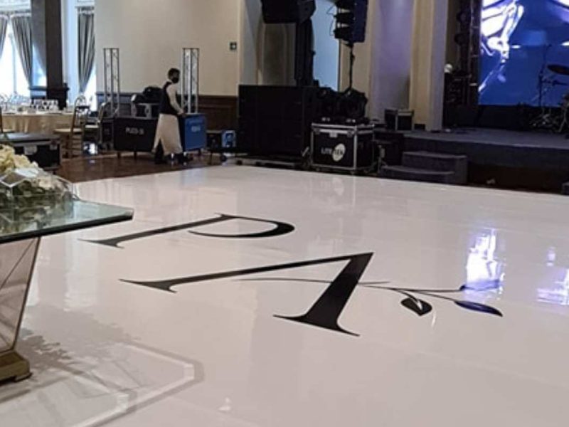 Pista de Baile Lona Impresa Alta Definición