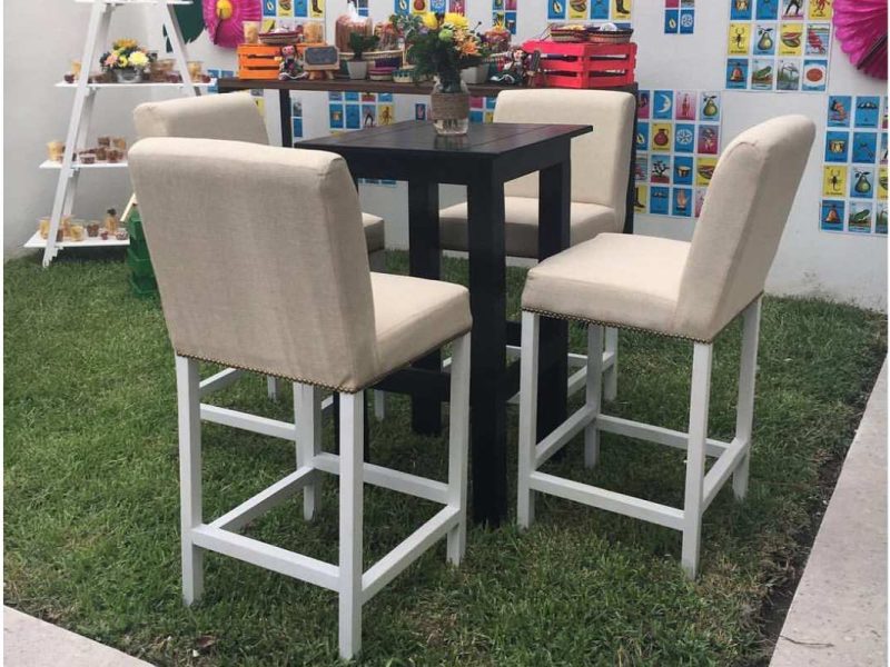 Renta Banco Beige con Respaldo