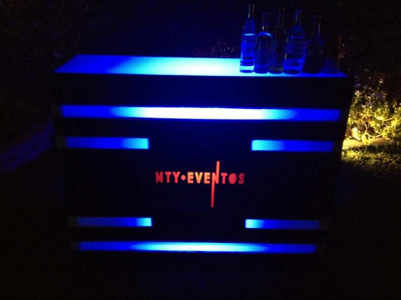 Renta de Barra de Bar Iluminada