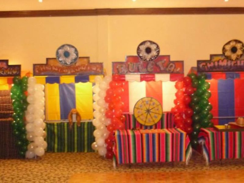 Juego Feria Kermés Temática Mexicana