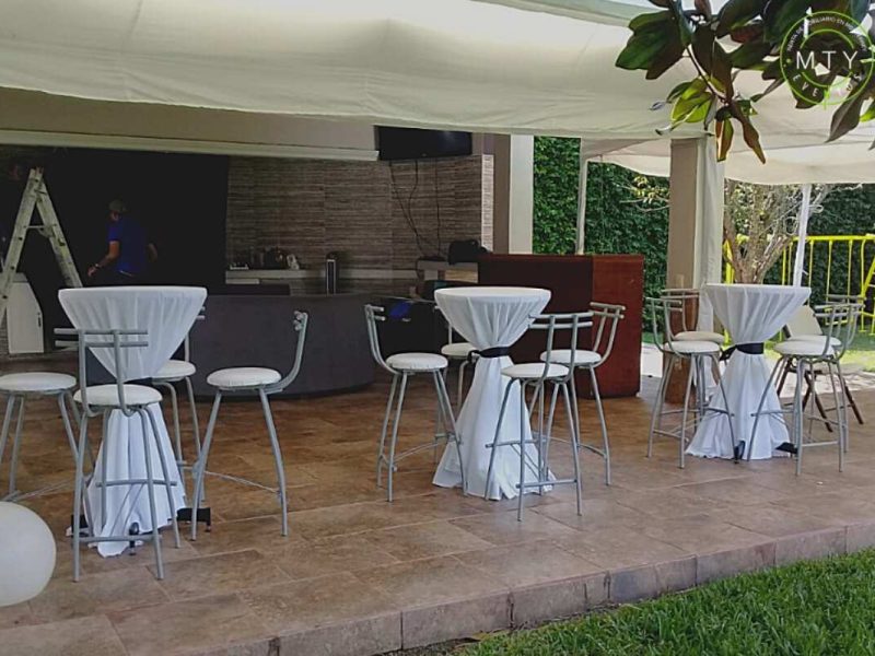 Renta de Mesa Alta Tipo Bar