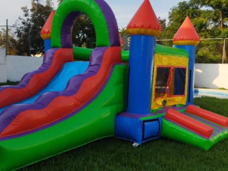 Renta de Castillo Inflable Combo escalador