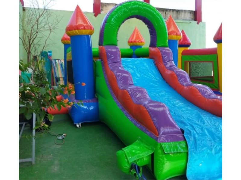 Renta de Castillo Inflable Combo escalador