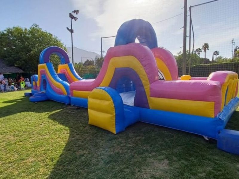 Renta de Inflable Doble Interactivo Mix