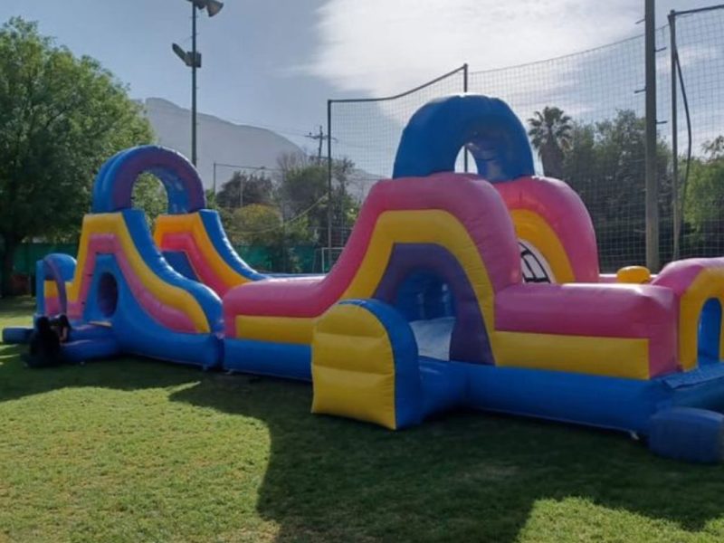 Renta de Inflable Doble Interactivo Mix