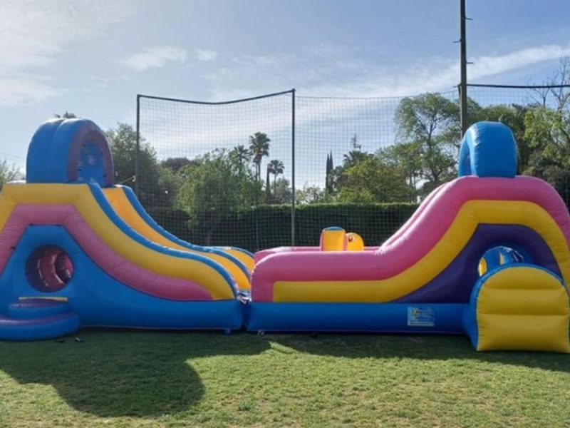 Renta de Inflable Doble Interactivo Mix