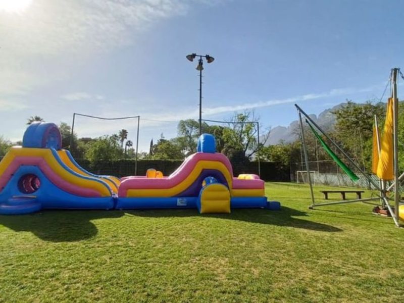 Renta de Inflable Doble Interactivo Mix