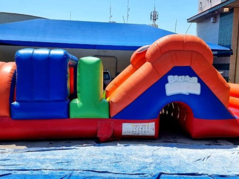Renta de Inflable Dinamyc Obstáculos
