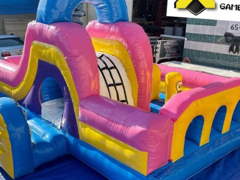 Renta de Inflable Túnel con Obstáculos Mix