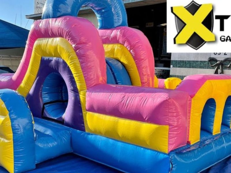 Renta de Inflable Túnel con Obstáculos Mix