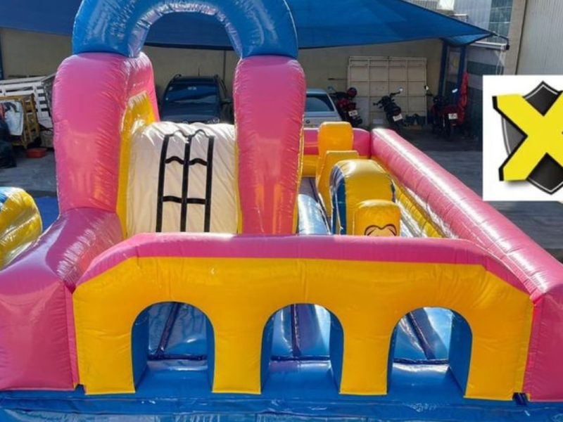 Renta de Inflable Túnel con Obstáculos Mix