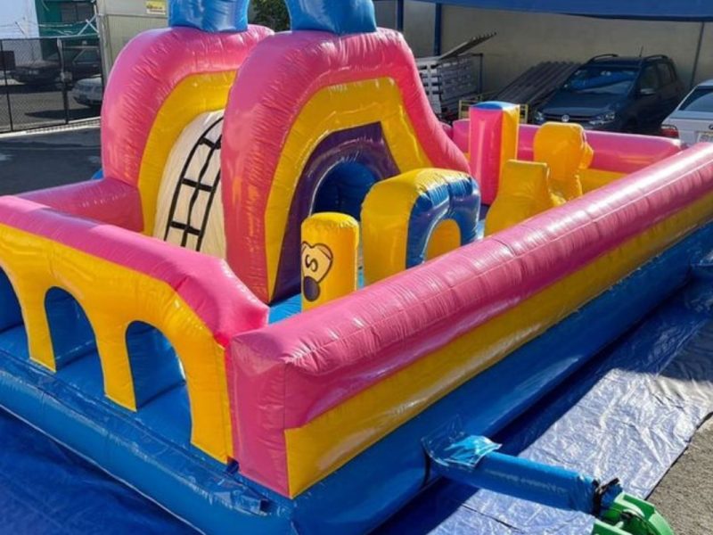 Renta de Inflable Túnel con Obstáculos Mix