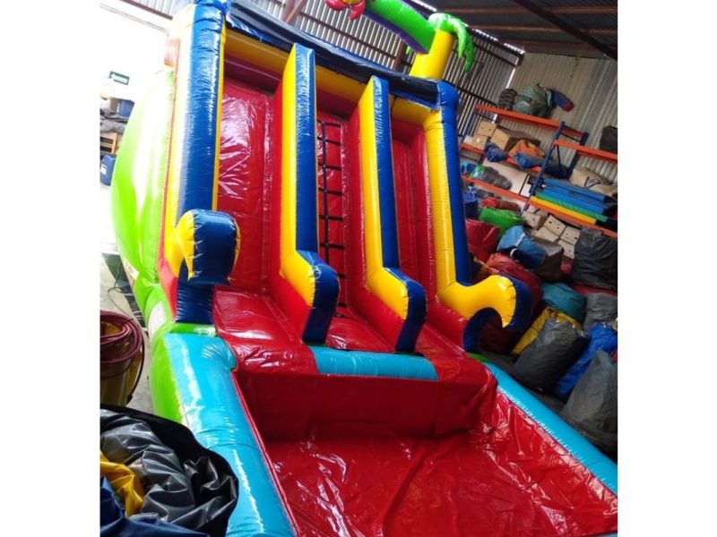 Renta de Inflable Palmas Doble Carril