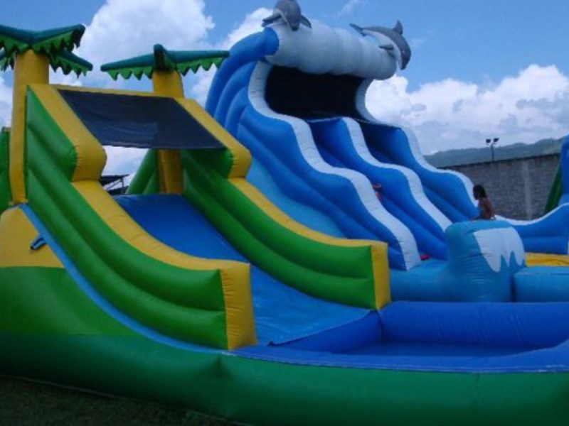 Renta de inflable Tobogán Espuma