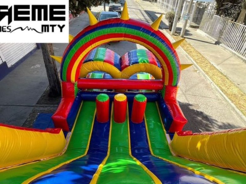 Renta de Inflable Obstáculos Cañones