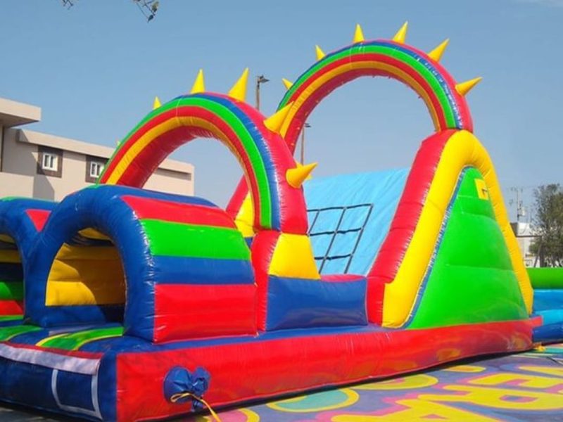 Renta de Inflable Obstáculos Cañones