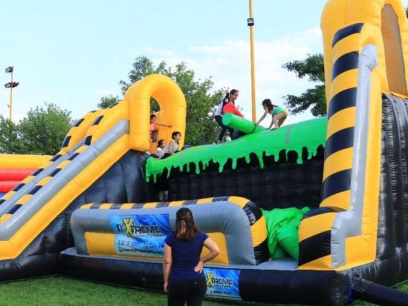 Renta de Inflable Zona de Batalla Extrema