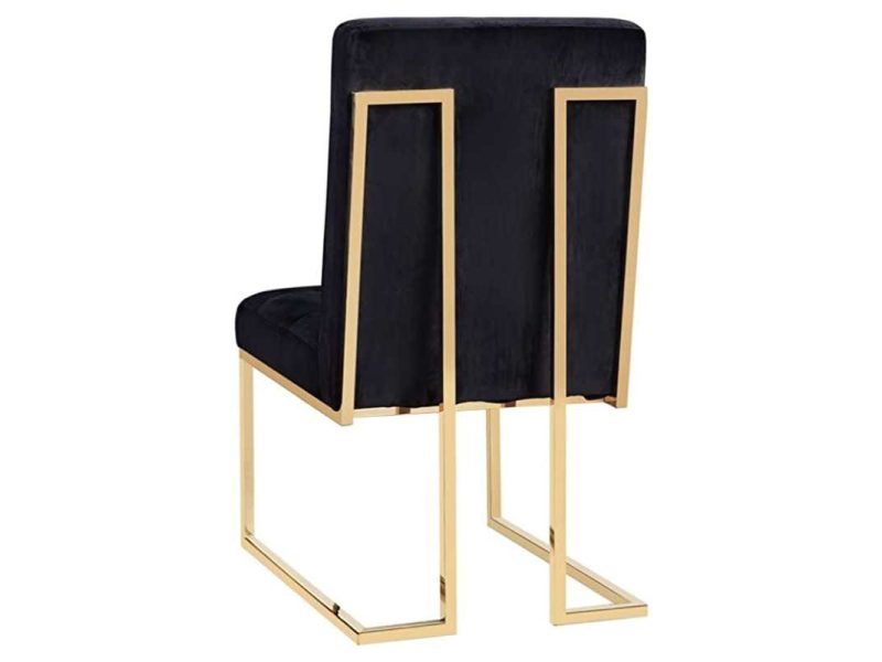 Renta Silla Negra Terciopelo