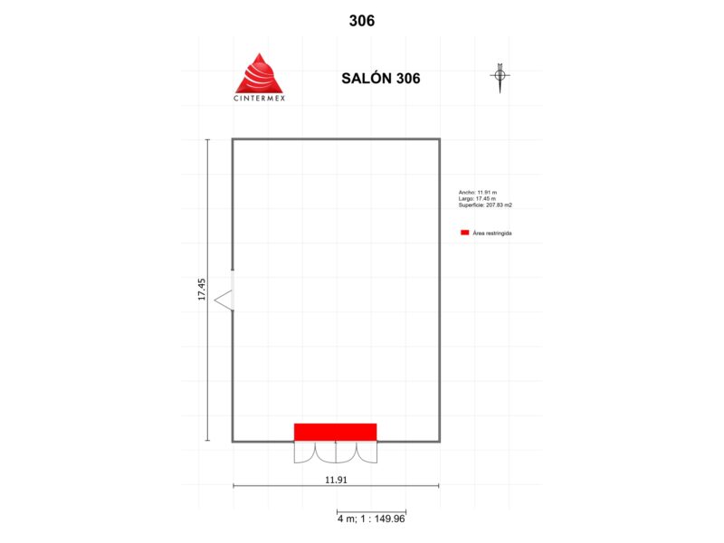 Renta de Salón 306 en Cintermex