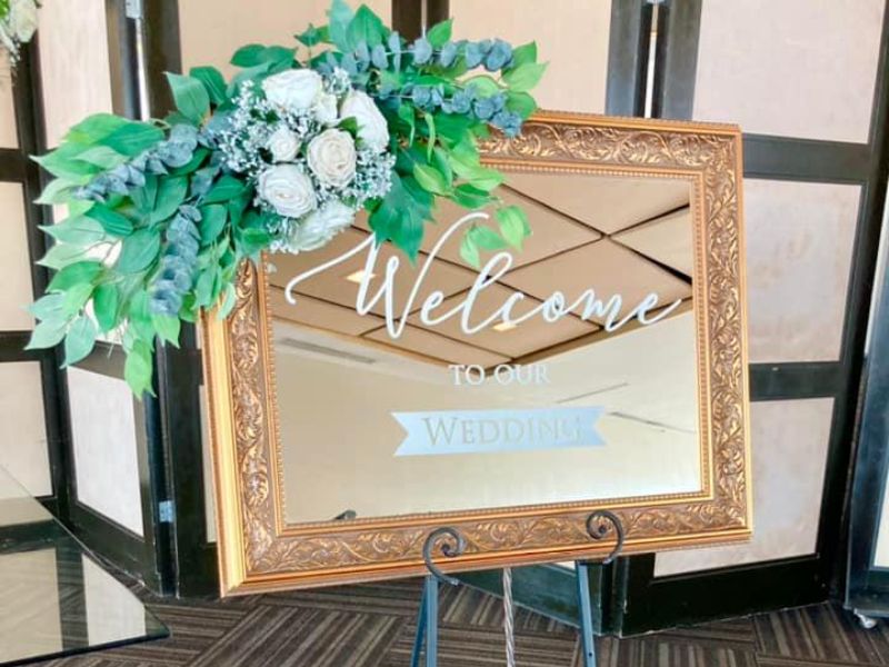 Cuadro de Bienvenida "Welcome to our Wedding"