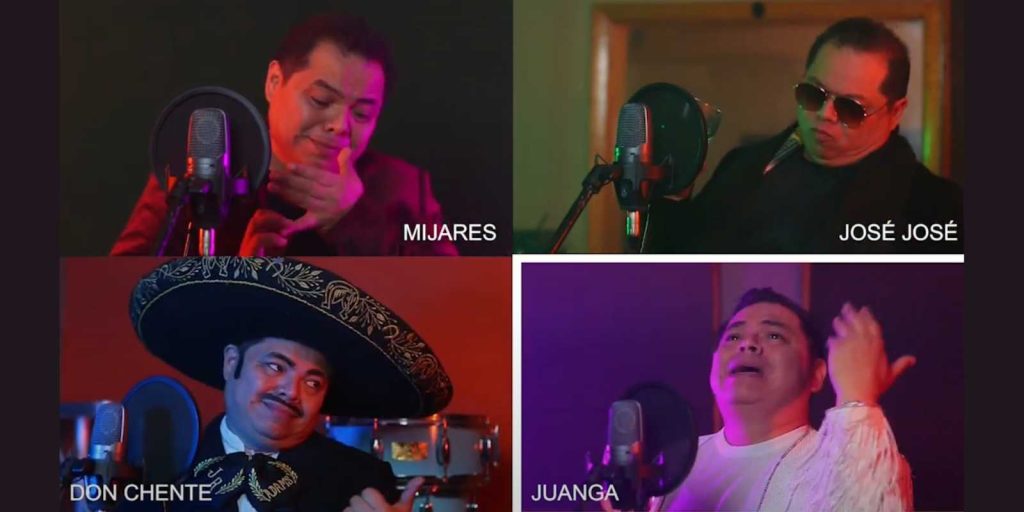 Show cómico con imitación seria de Juan Gabriel, Vicente Fernández, Mijares, José José y muchos más.