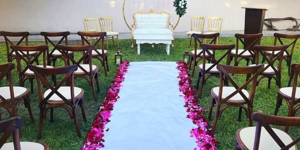 Alfombra color Blanca Renta de Mobiliario y Decoración