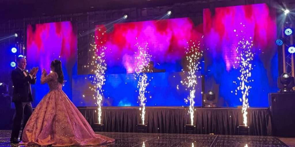 Pirotecnía Fría para Interior