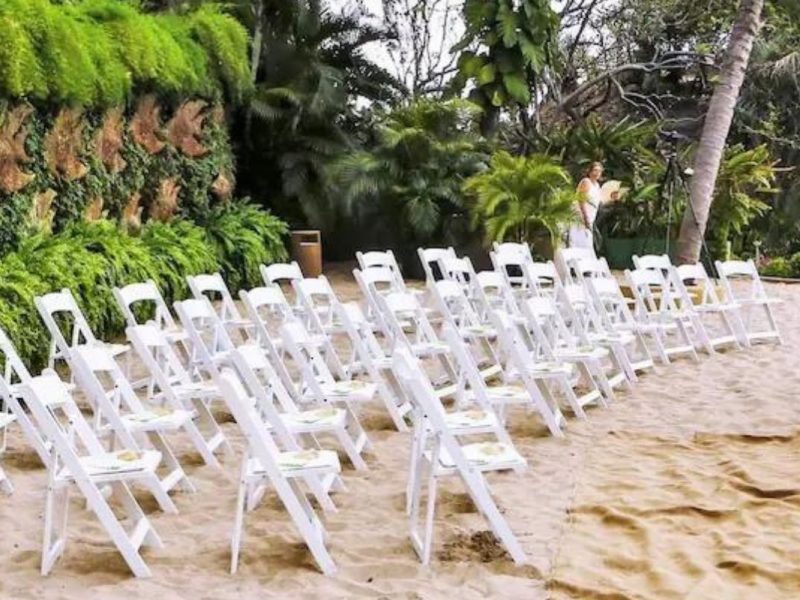 Silla Avant Garden Blanca en Renta