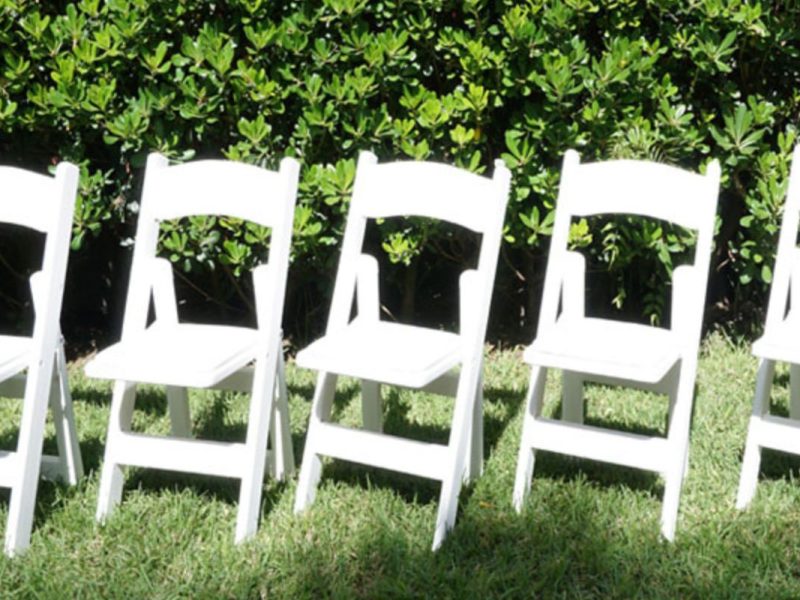 Silla Avant Garden Blanca en Renta