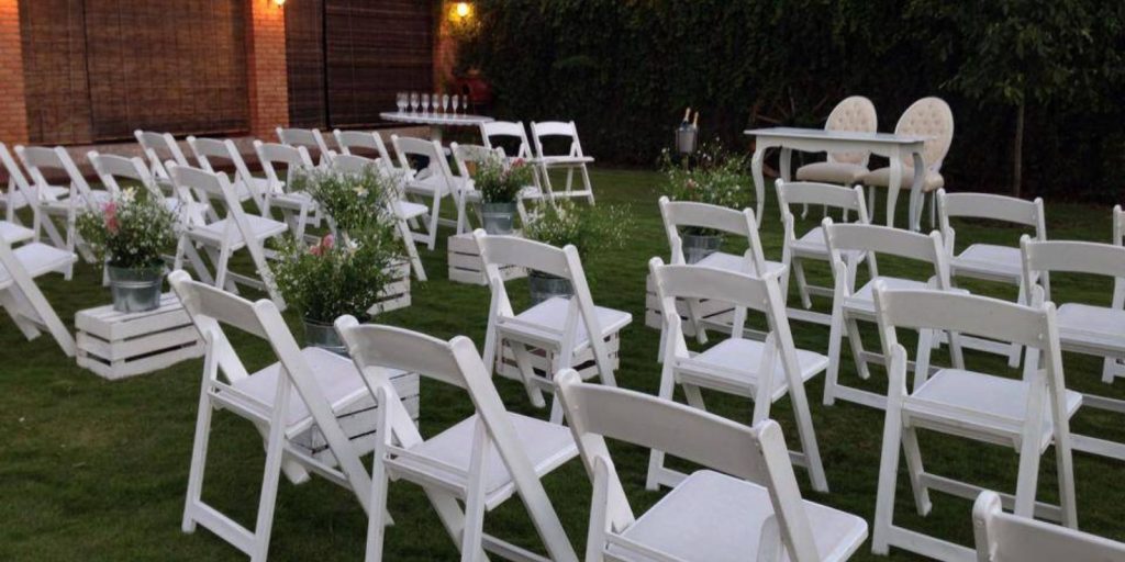 Silla Avant Garden Blanca en Renta