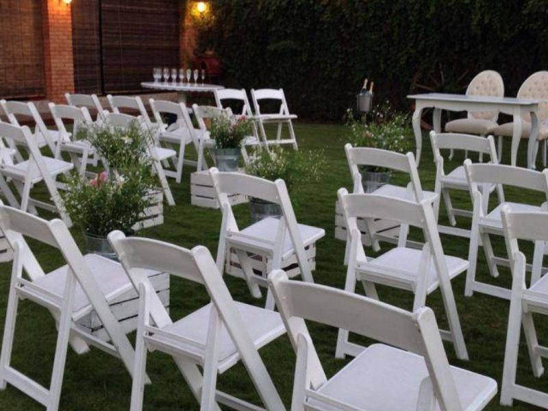 Silla Avant Garden Blanca en Renta