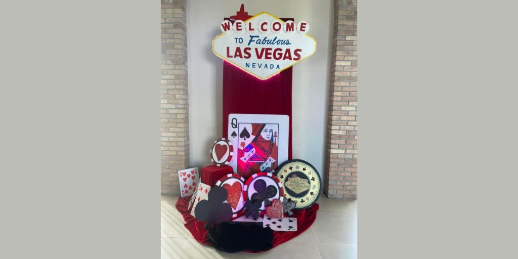 Decoración De Evento Tema “Casino Welcome To Las Vegas”