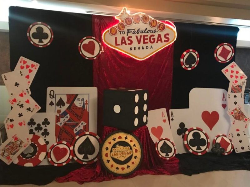 Decoración De Evento Tema “Casino Welcome To Las Vegas”