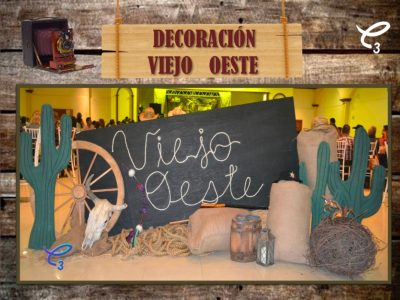 Decoración De Evento Tema “Viejo Oeste”