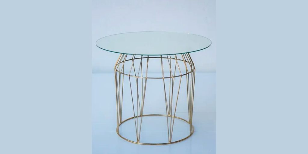 Renta de Base Dorada con Espejo