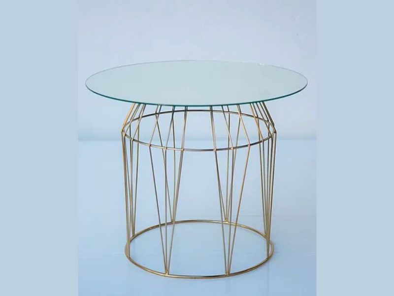 Renta de Base Dorada con Espejo