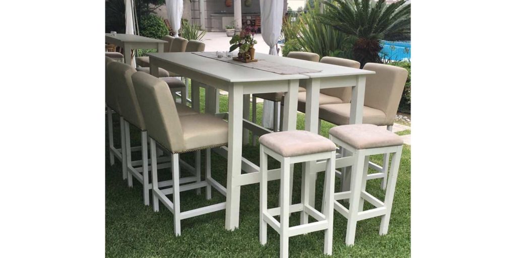 Renta Banco Beige con Respaldo