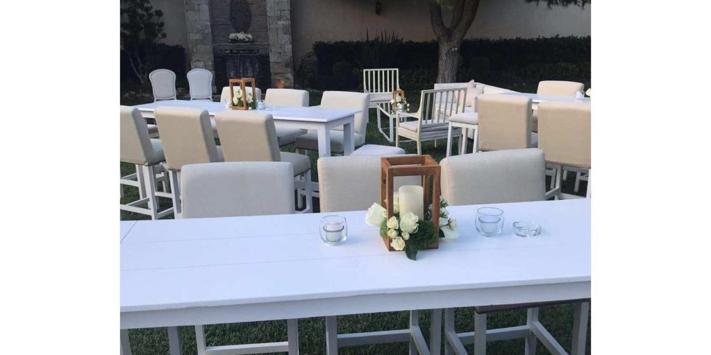 Renta Banco Beige con Respaldo