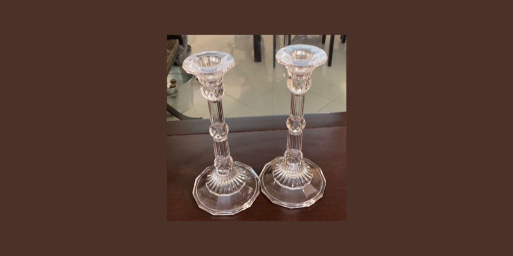 Renta de Candelabro de Vidrio