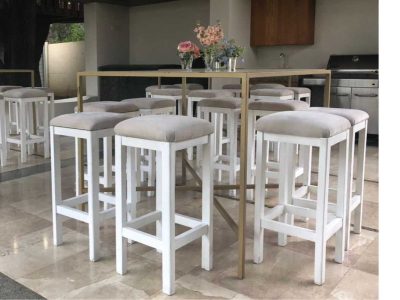 Renta Banco Beige Sin Respaldo