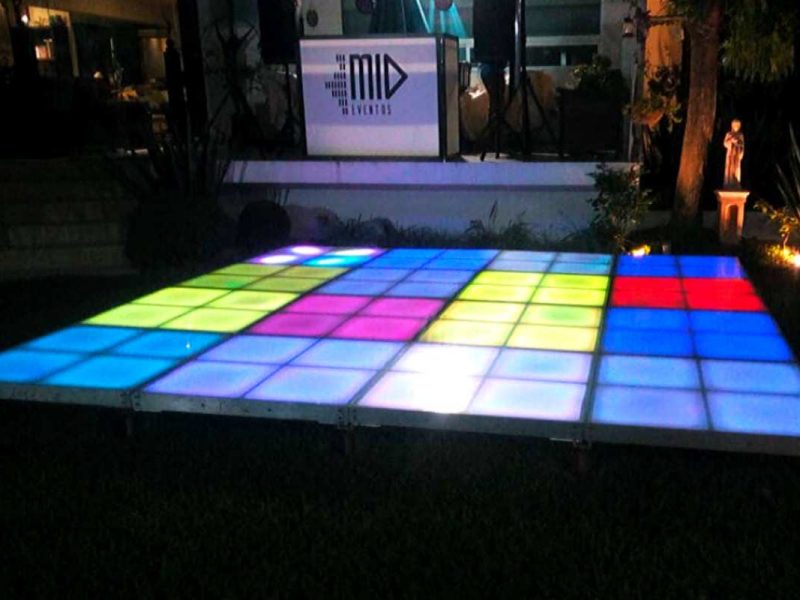 Renta de Pista de Baile de Acrílico Iluminada