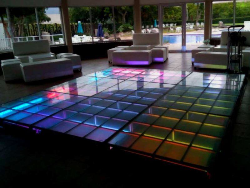 Renta de Pista de Baile de Cristal