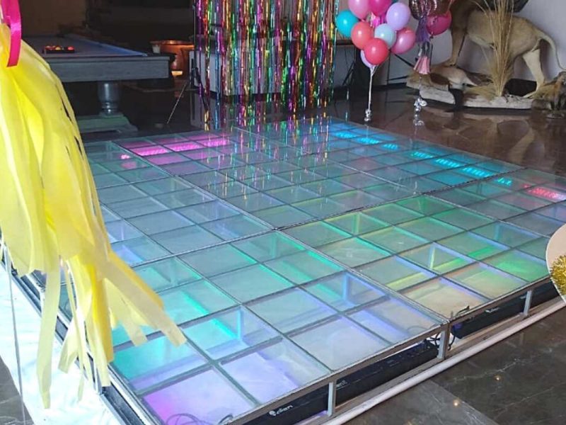 Renta de Pista de Baile de Cristal