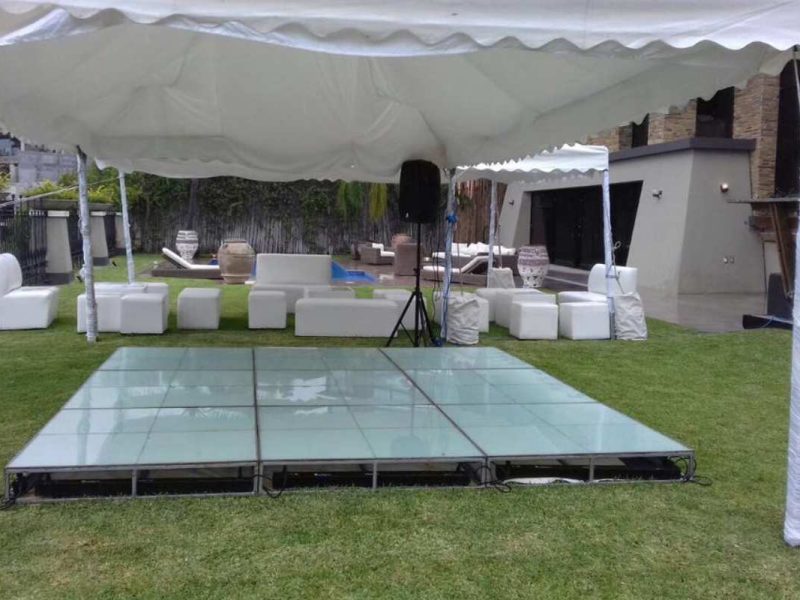 Renta de Pista de Baile de Acrílico Iluminada