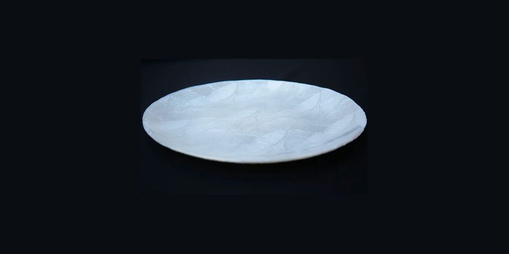 Renta de Plato Blanco de Vidrio Decorativo