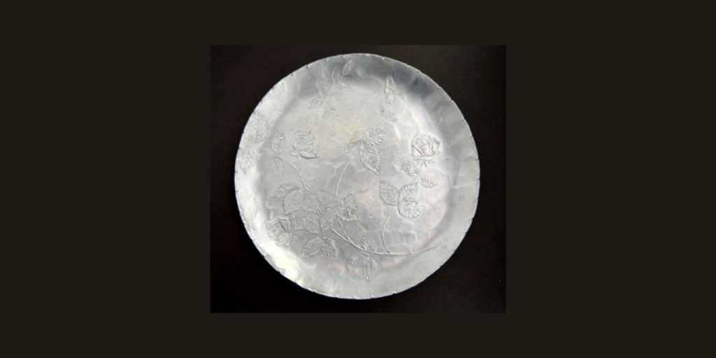 Renta de Plato Blanco de Vidrio Decorativo