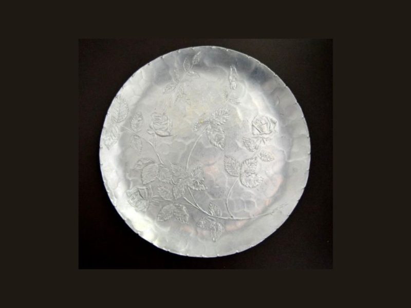 Renta de Plato Blanco de Vidrio Decorativo