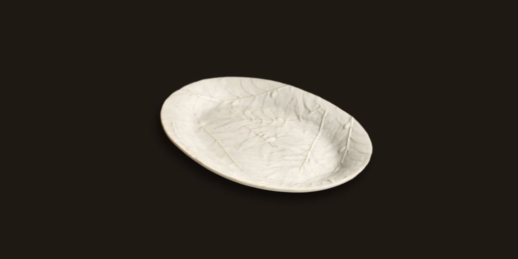 Renta de Plato Blanco de Vidrio Decorativo