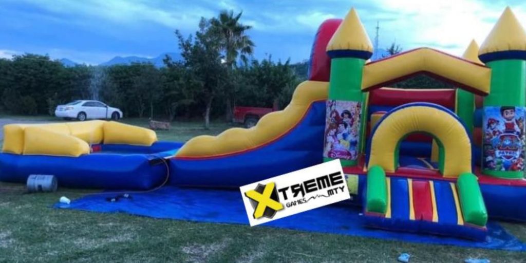 Renta de Castillo Inflable seco o acuático